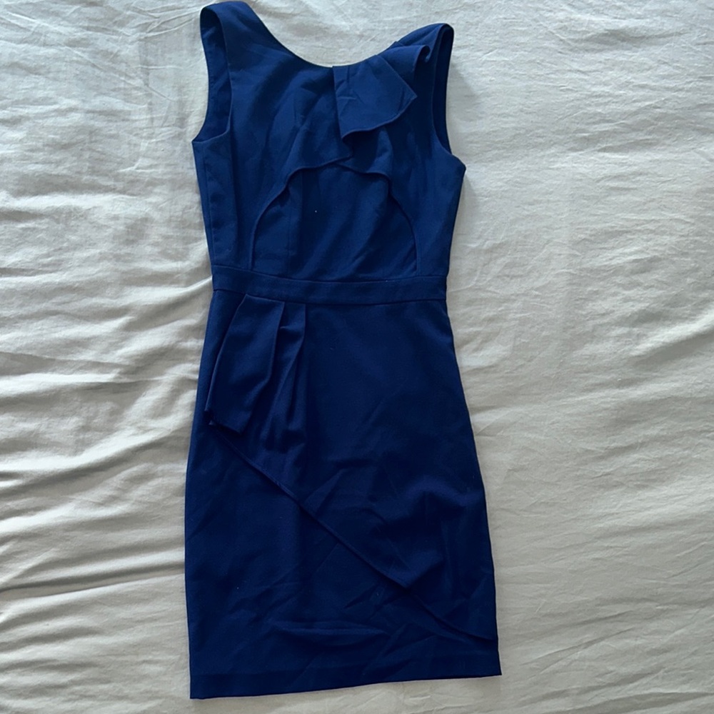 BCBGMaxAzria Blue Sheath Dress Cocktail